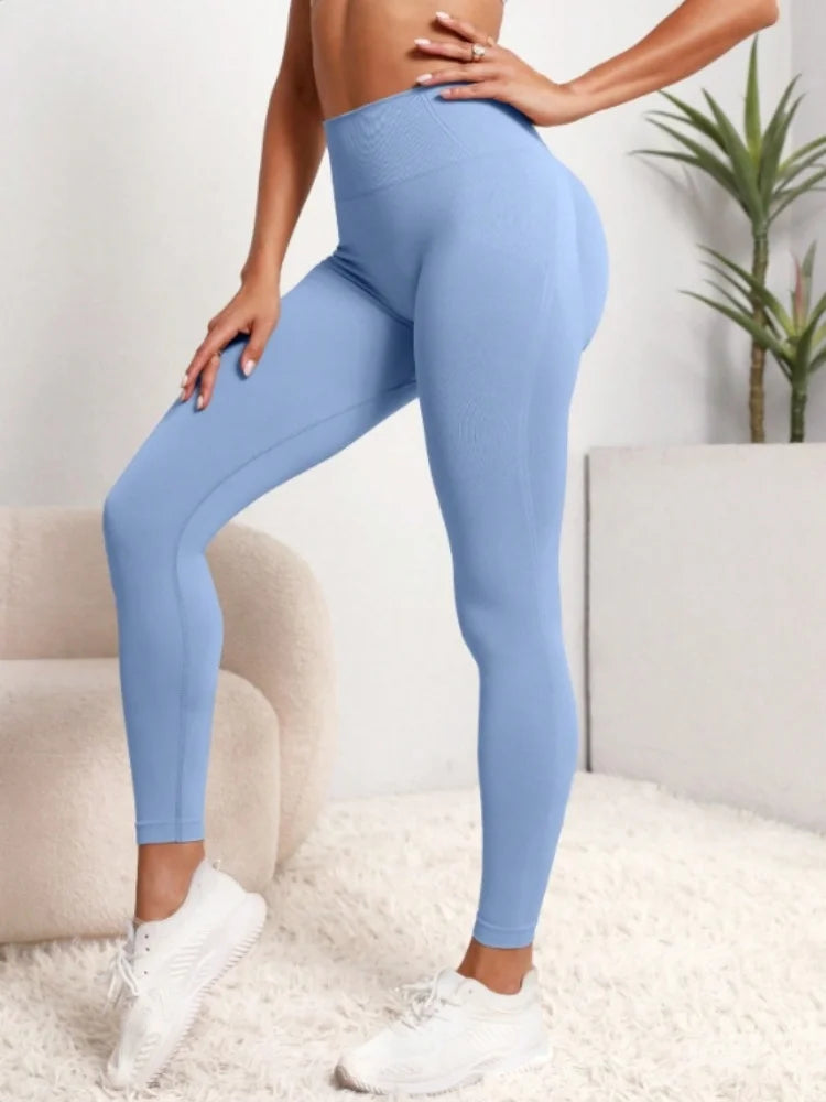 Women Seamless High Waist Gym Leggings Yoga Stretchy Fitness Sports Activewear Pants