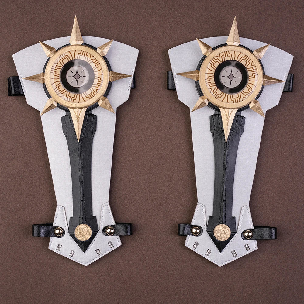 Wuthering Waves Augusta Cosplay Costume Wig Dress Uniform Headwear Earrings Christmas Halloween Party for Women Girls Role Play