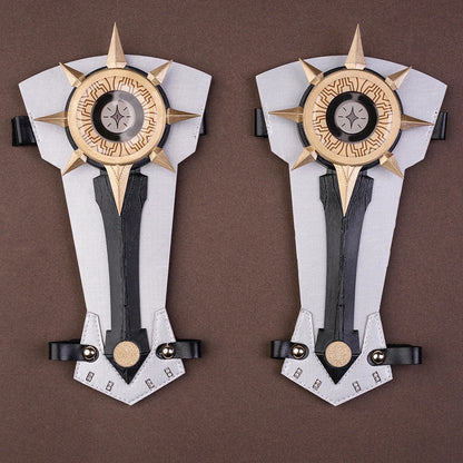 Wuthering Waves Augusta Cosplay Costume Wig Dress Uniform Headwear Earrings Christmas Halloween Party for Women Girls Role Play