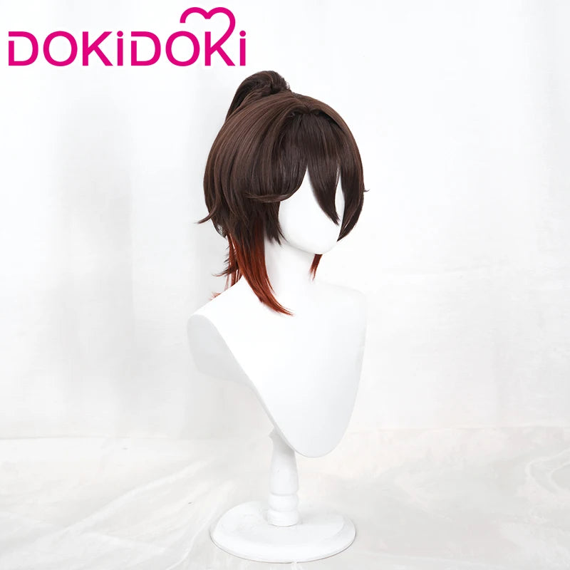 IN STOCK Fugue/Tingyun Wig Game Honkai: Star Rail Cosplay DokiDoki Wig Women Ting Yun Hair Heat Resistant Synthetic Free Wig Cap