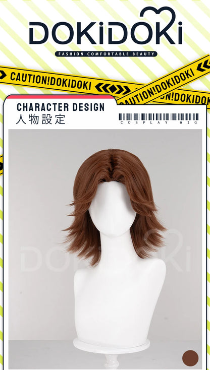 IN STOCK Anya Daisuke Cosplay Wig Game Mouthwashing DokiDoki Women Black Short Hair Anya Halloween Cosplay Free Wig Cap
