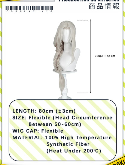 IN STOCK The Fire Keeper Ciaran Wig Game Dark Souls Cosplay Wig DokiDoki Women 80cm Long Hair Cosplay Eye Mask Free Wig Cap