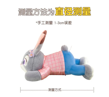 45/60/80cm Big Size Judy Hopps Nick Wilde Anime Plush Stuffed Doll Zootopia Kawaii Peluche Children's Kawaii Pillow Holiday Gift