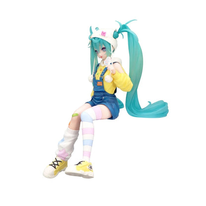 12cm Hatsune Miku Anime Figure Lollipop Miku Action Figure Kawaii Girl Noodle Stopper Figurine PVC Collection Model Doll Toys