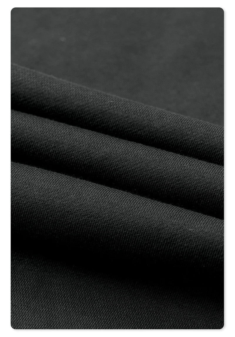 ZODF Trendy Autumn Men 360gsm Solid Straight Pants Unisex Basic Loose Terry Sweatpants Trousers HY0950