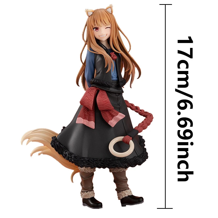 17cm Spice and Wolf: MERCHANT MEETS THE WISE WOLF Anime Figure Wolf Holo Action Figure PVC Adult Collection Model Doll Toys