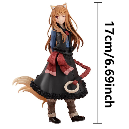 17cm Spice and Wolf: MERCHANT MEETS THE WISE WOLF Anime Figure Wolf Holo Action Figure PVC Adult Collection Model Doll Toys