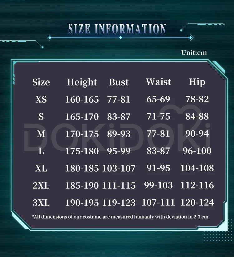 Sephiroth Cosplay Costume Game FF DokiDoki-R【XS-3XL】Men Black Suits Sephiroth Costume Adult Cosplay Plus Size