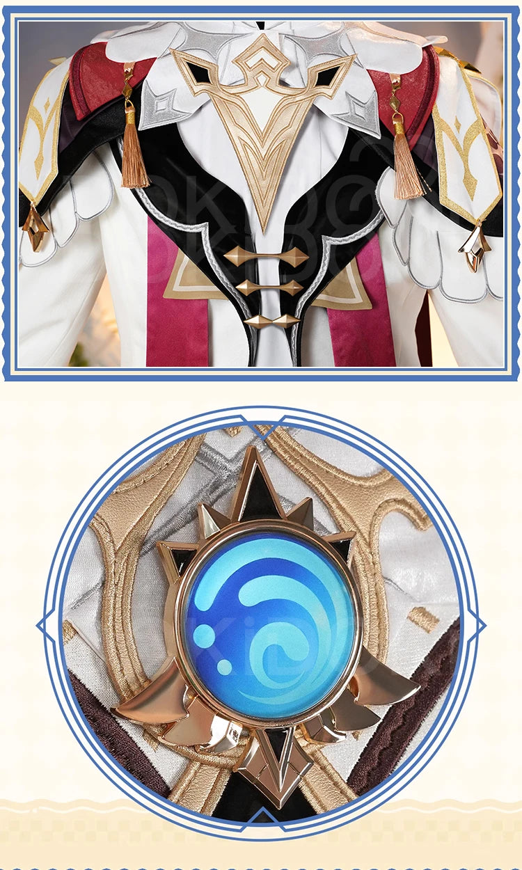 Dahlia Cosplay Costume Game Genshin Impact【S-2XL】DokiDoki-R Mondstadt Dahlia Cosplay Men Costume Halloween Plus Size