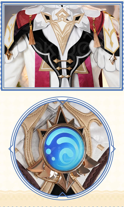 Dahlia Cosplay Costume Game Genshin Impact【S-2XL】DokiDoki-R Mondstadt Dahlia Cosplay Men Costume Halloween Plus Size