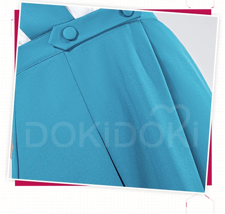 IN STOCK Reii / Asukaa Cosplay Costume DokiDoki-SR Anime Cosplay Women Asukaa Costume Socks Rei School Uniform Halloween Costume