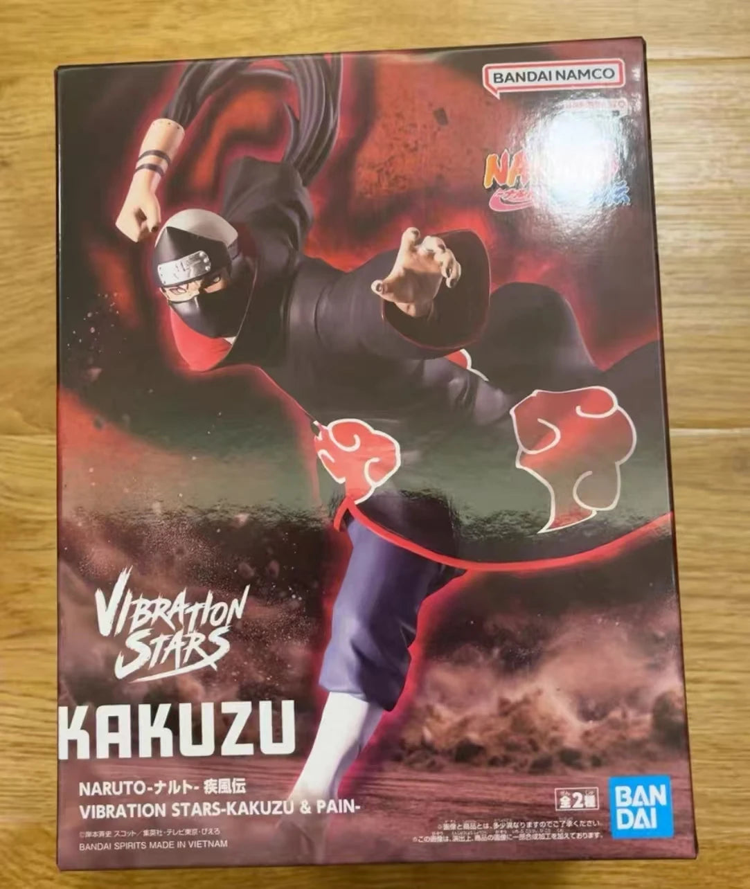 Bandai Banpresto Naruto Shippuden Vibration Stars Zetsu Uchiha Itachi Kakuzu Tobi Anime Action Figure Model Toys