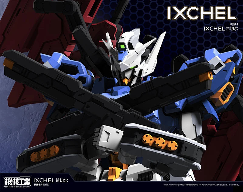 In Stock Mecha Core Industry IXCHEL MG 1/100 MOON Assembly Model Kit Toy Action Fiugures Robot Plastic Model Kits Gifts