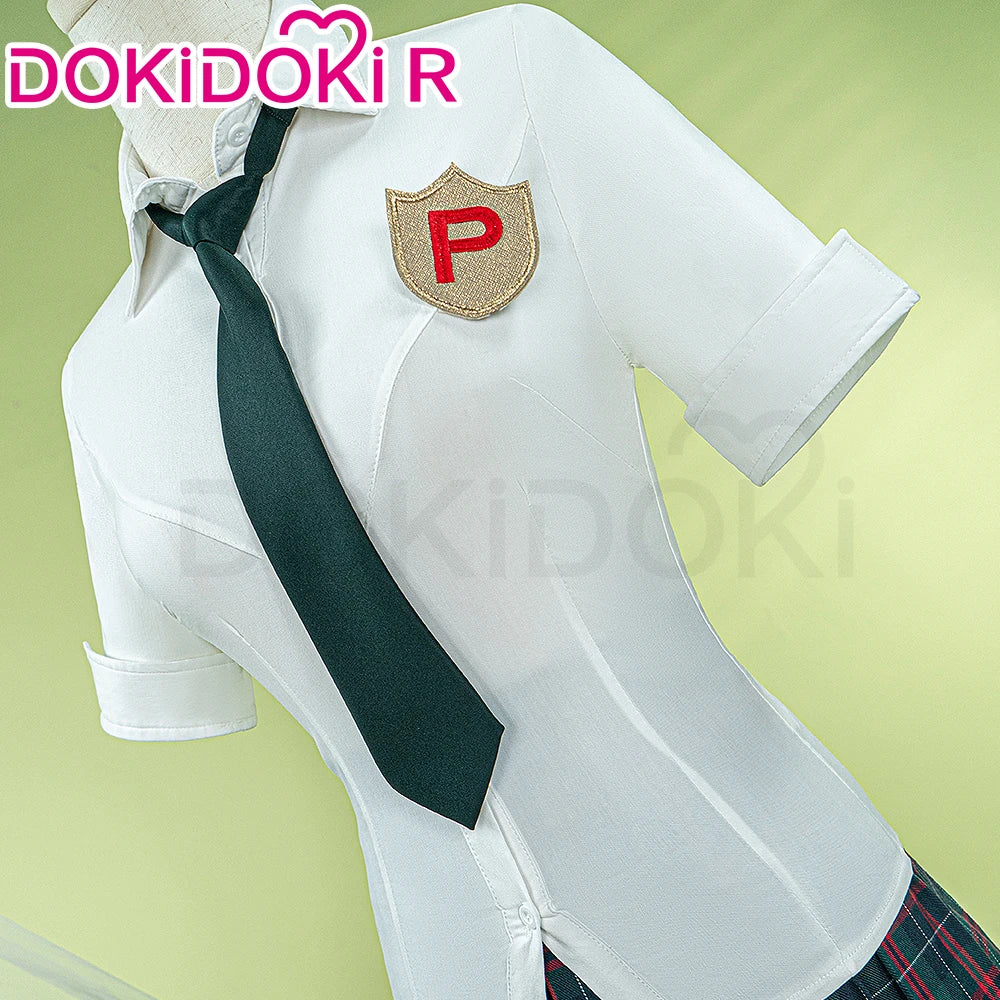 Stocking/Panty Cosplay Costume Anime Cosplay 【S-2XL】DokiDoki-R Female Cute School Uniform Stocking Panty Cosplay Plus Size