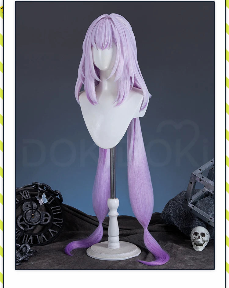 IN STOCK Castorice Hyacine Wig Game Honkai: Star Rail DokiDoki Halloween 100cm Long Hair Castorice Cosplay Headwear Free Cap