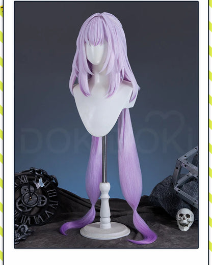 IN STOCK Castorice Hyacine Wig Game Honkai: Star Rail DokiDoki Halloween 100cm Long Hair Castorice Cosplay Headwear Free Cap