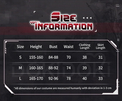 Privaty Cosplay Costume Game DokiDoki-R Women Cute Black White Maid Dress Privaty Sexy Costume Cosplay Suits