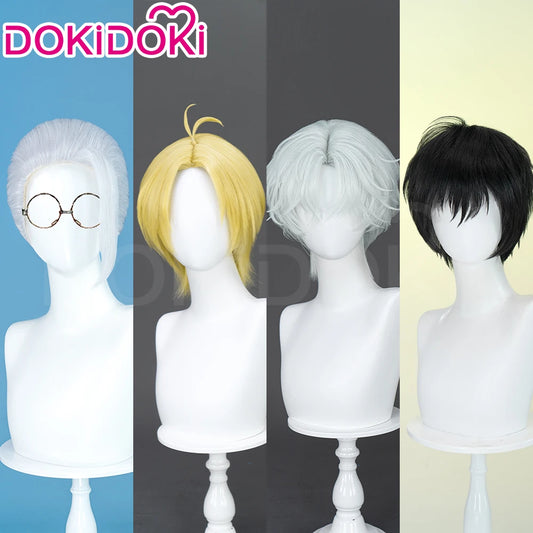 IN STOCK Asakura Shin Sakamotoo Taro Yoichi Nagumo Kei Uzuki Wig Anime Cosplay DokiDoki Men 35cm Short Hair Free Wig Cap