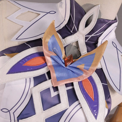 Genshin Impact Nicole Reeyn Cosplay Costume Wig Dress Hat Hexenzirkel Halloween Party for Women Girls Role Play Game Outfit Prop