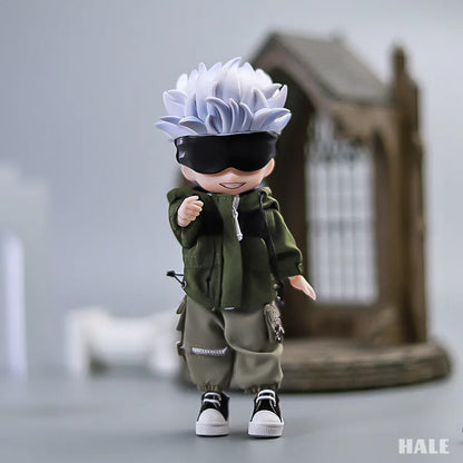 OB11 1/12 Doll Outdoor Jacket and Pants Suit Casual Outfit Accessories for DIY Dolls - 2 / ob11