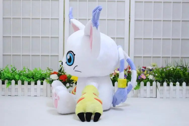 50CM Big Size Tailmon Plushies cartoon anime peluche Kawaii ornament Comfortable soft doll Children's peluche Toy Gifts