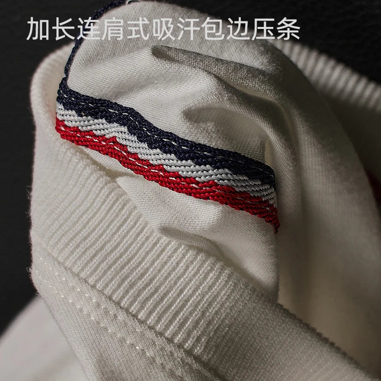 Summer New American Retro Short-sleeved O-neck Eagle Printed T-shirt Men's Fashion Simple 100% Cotton Washed Casual Sport Tops