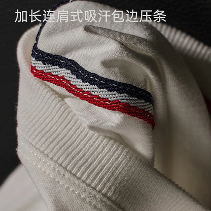 Summer New American Retro Short-sleeved O-neck Eagle Printed T-shirt Men's Fashion Simple 100% Cotton Washed Casual Sport Tops