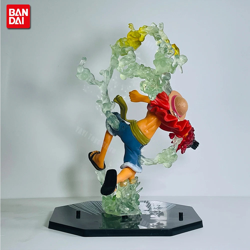 New One Piece Anime Figure Fire Fist Luffy Ace Sanji Battle Model Dolls PVC sabo Action Figurine Zoro Ghost Three-Knife Toys