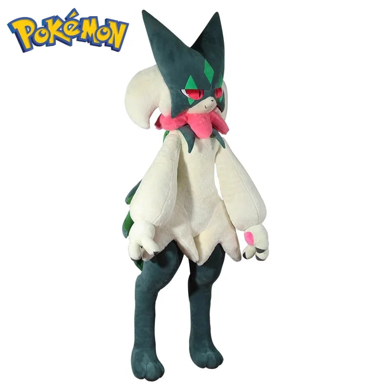 150cm Super Big Size Meowscarada Plush Leathershell Anime Plush Stuffed Doll Just Clothes Plush Presale Pokemon Room  Ornaments