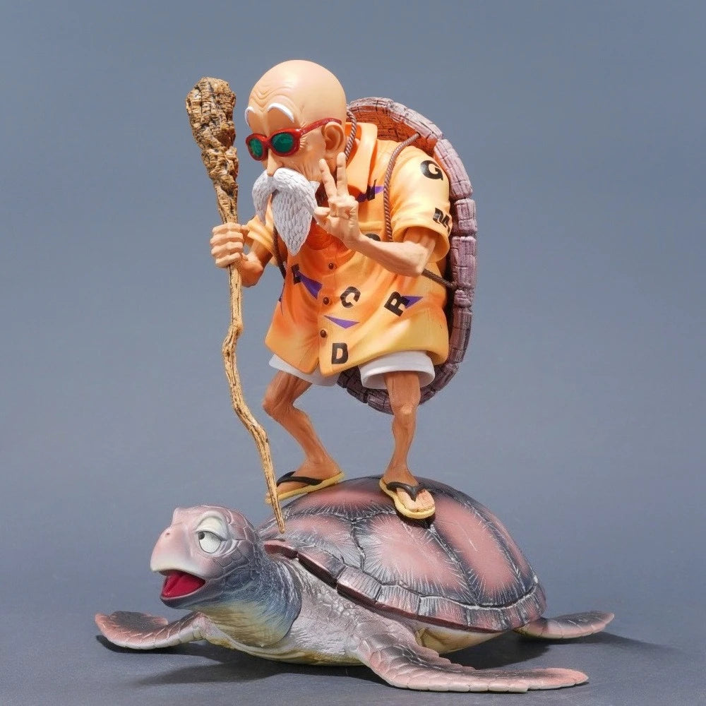 26cm Anime Dragon Ball Master Roshi PVC Action Figure Kame Sennin Statue Model Toy Gift - With Box