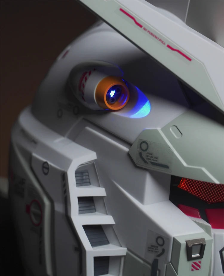 In Stock RX-78-2 Helmet Cosplay Msak Accessory Toy Action Figures Model LED Light-Up Collect Ornaments Gifts