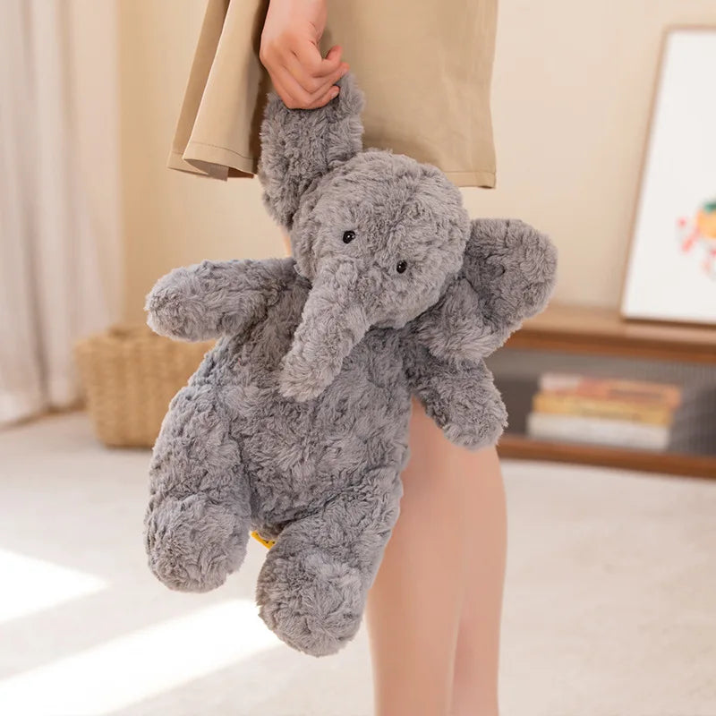 30/40/50cm Huggable Stuffed Animals Grey Elephant Plushie Dolls Kawaii Xmas Gift Appease Comfort Calf Elephant Soft Toy