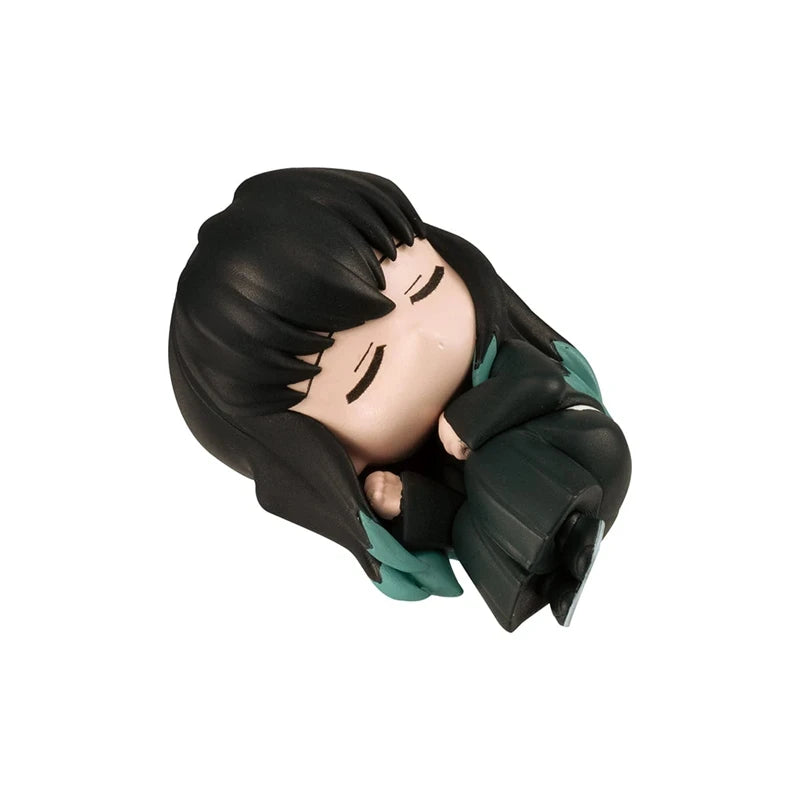 Genuine Bandai Demon Slayer Gashapon Toys Sleep Styling Series 2 Anime Figures Kochou Shinobu Tokitou Muichirou Model Decoration