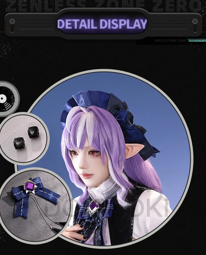 IN STOCK Vivian Banshee Cosplay Costume Game Zenless Zone Zero DokiDoki-SR Vivian Cosplay Metal Accessories ZZZ