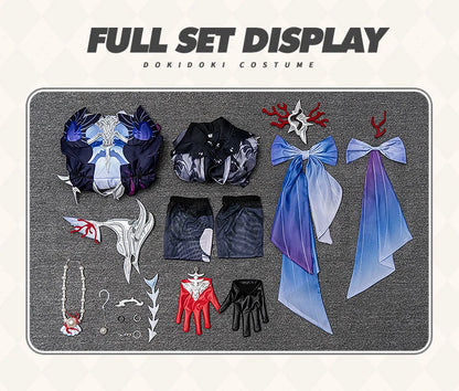 IN STOCK Hysilens Cosplay Costume Game Honkai: Star Rail DokiDoki-N HSR Women Dress Helektra Halloween Cosplay