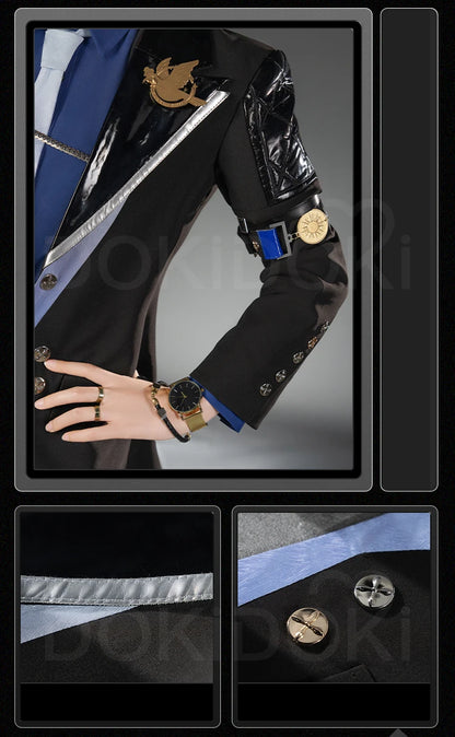 IN STOCK Hugo Cosplay Costume Game Zenless Zone Zero DokiDoki-R ZZZ Men Hugo Vlad Ravenlock Cosplay Hat Halloween