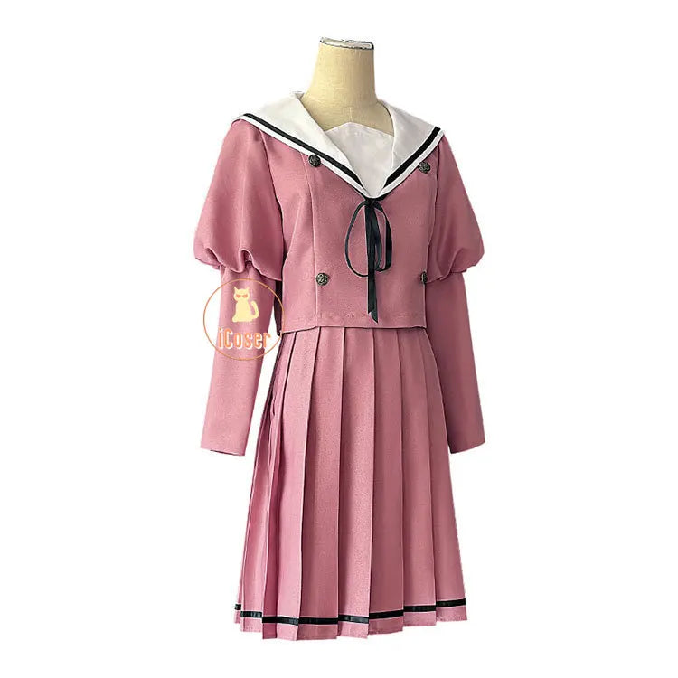 Kaoruko Waguri Cosplay Costume Wig Dress Anime The Fragrant Flower Blooms with Dignity School Uniform Halloween Party Women Girl