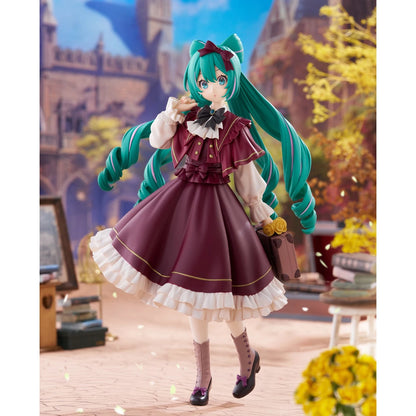 Genuine FuRyu 19cm Hatsune Miku Figure Classical Retro Anime Miku Figurine Statue Model Collection Room Decora Desk Toys Gift