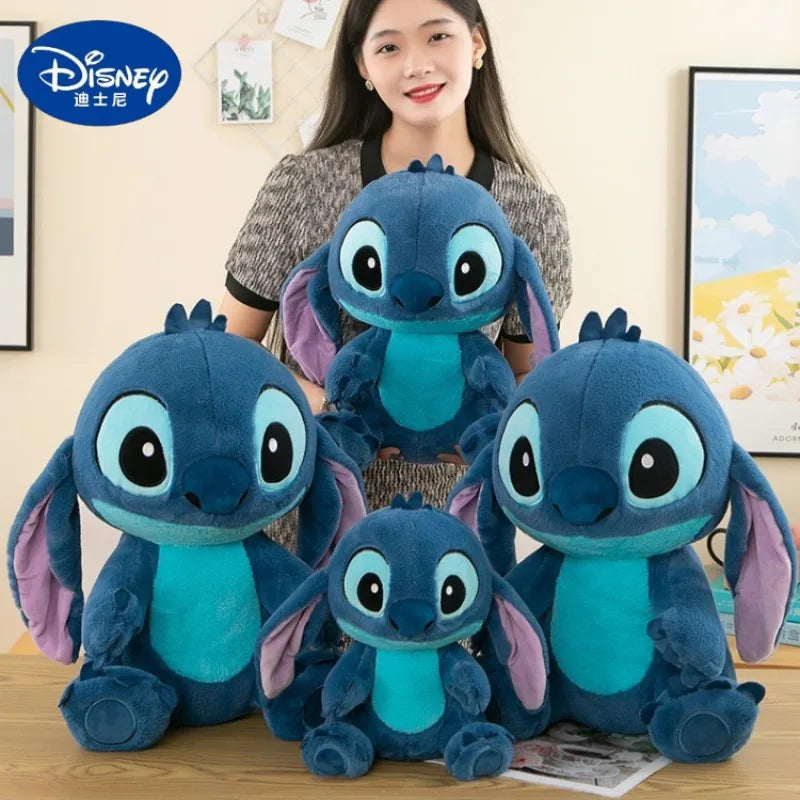 50/60/80cm Super Big Size Lilo & Stitch Disney Anime Plush Stuffed Doll Room Decor Large Plush Children's Pillow Holiday Gifts