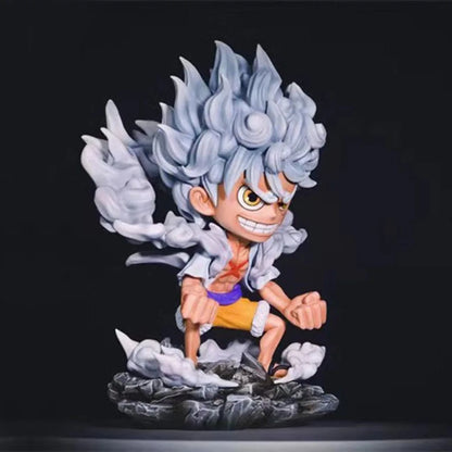 22cm One Piece Luffy Anime Figure Sun God Nika Gear 5 Luffy Figurine Pvc Action Model Statue Collectible Desk Decor Toy Gifts