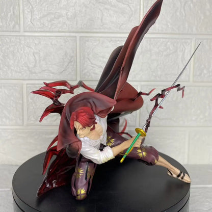 2025 Red Hair Shanks Crouching Pose Action Figure Collectible Model Toy Boxed Sailor Themed Decorative Item Anime Game Figurine