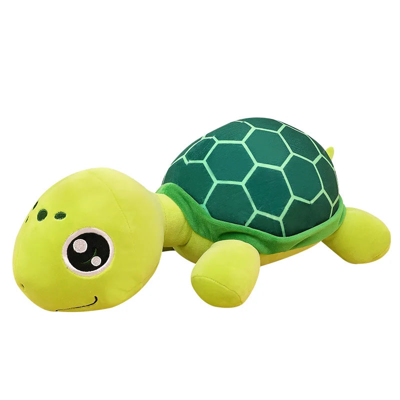 30-70cm Lovely Big Eyes Tortoise Plush Doll Toy Kawaii Soft Stuffed Animal Cushion Cartoon Small Sea Turtles Dolls for Kids Gift