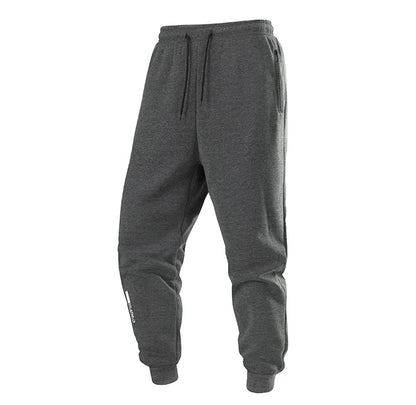 Chrlck Men’s Unisex Winter Fleece Sweatpants Warm Running Jogging Sport Trousers Elastic Waist Thick