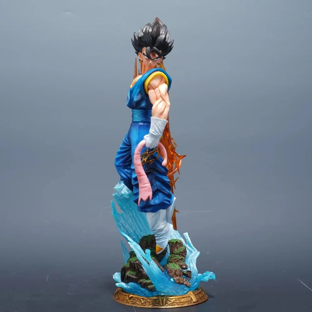 38cm Anime Dragon Ball Vegetto PVC Action Figure Statue Desktop Ornament Model Toy Gift