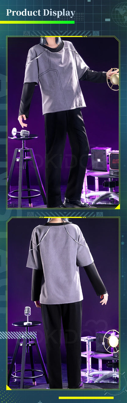 IN STOCK Till Cosplay Costume Anime Cosplay【XS-3XL】Alien Stage DokiDoki-R Till R6 Cosplay Men Stage Halloween Plus Size