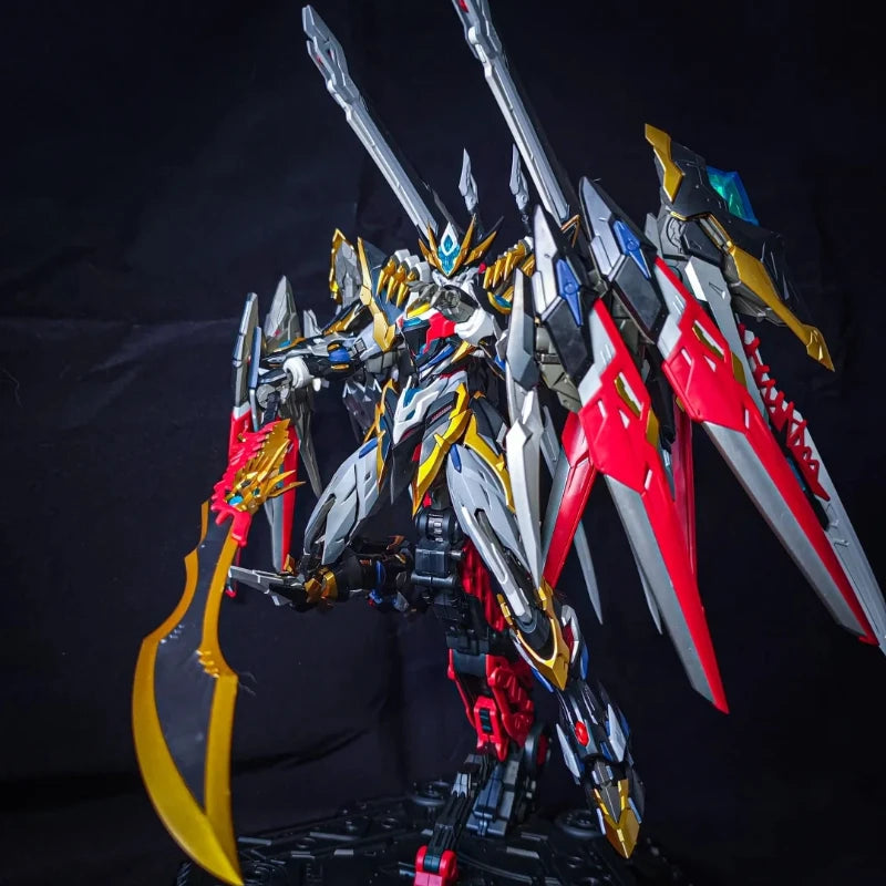 Motor Nuclear Ganjiang Mecha Assembly Model Kit Alloy Skeleton Action Figures Posable Desktop Ornament Collectible Toys Boy Gift