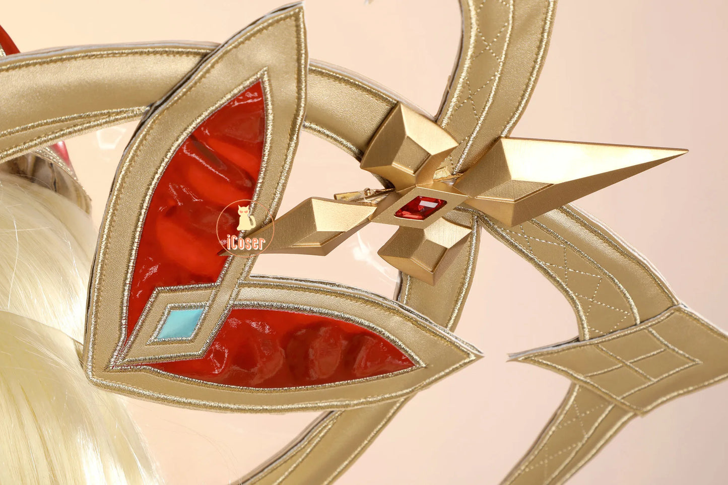 Genshin Impact Alice Cosplay Costume Wig Dress Uniform Headwear Carnival Halloween Party Women Girls Holiday Role Play Outfit