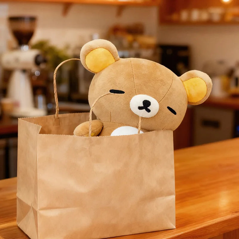 Hot 60cm Cute Plush Teddy Bear for Kids Birthday Xmas Gift Soft Snuggle Toy Stuffed Animal Cute Kuma Doll for Girls Hug Pillow