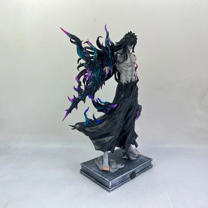 31-33cm Bleach Ichigo Figure Hollow White Horned & Mugetsu Form PVC Anime Peripheral Desktop Decor Collectible Statue Fan Gift