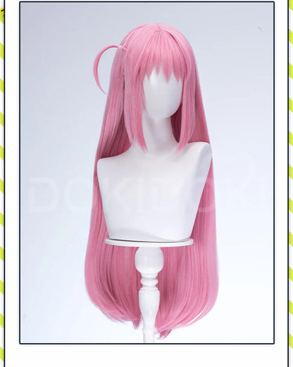 IN STOCK Gotou Hitori Wig Anime Bocchi the Rock! DokiDoki Cute Pink Short Hair Gotou Hitori Childhood Women Cosplay Wig